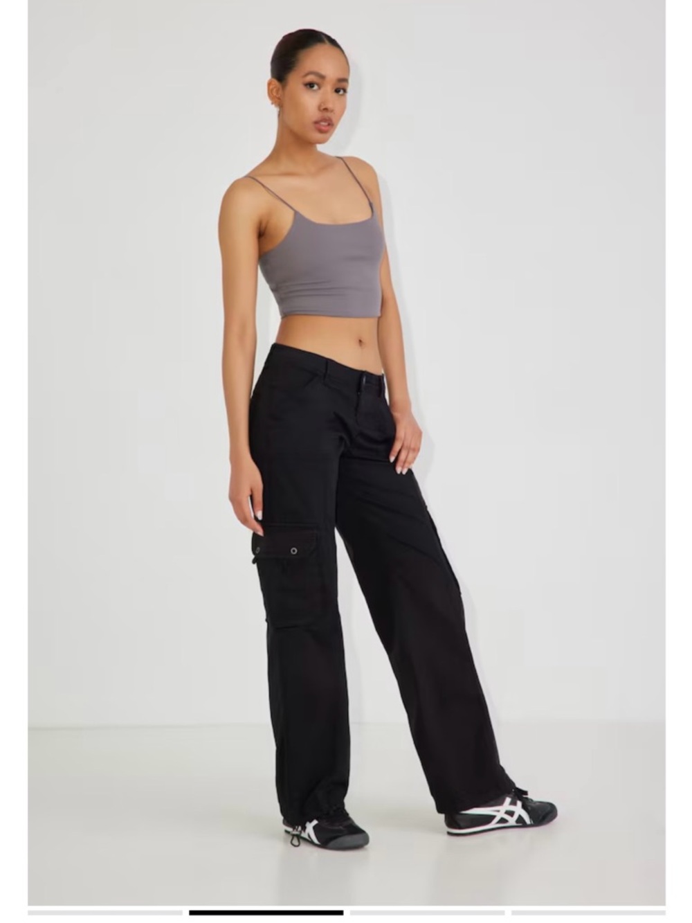 Garage Clothing Black Cargo Pants